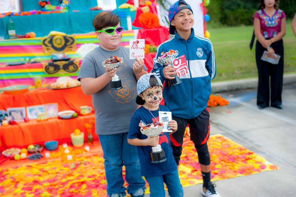 Winners of the Muertos Festival dance contest