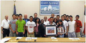 MacArthur Cross Country Team and East Aldine District Board of Directors