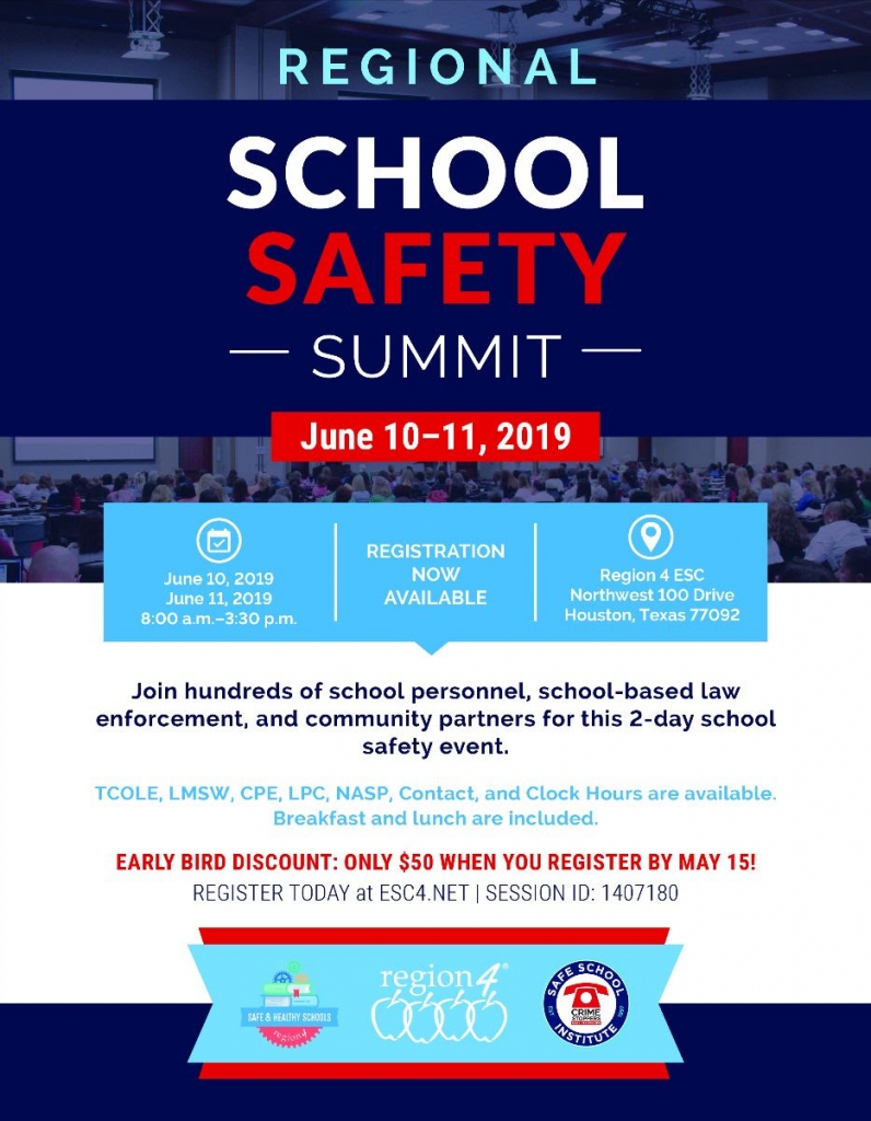 Have you registered for the upcoming Regional School Safety Summit ...