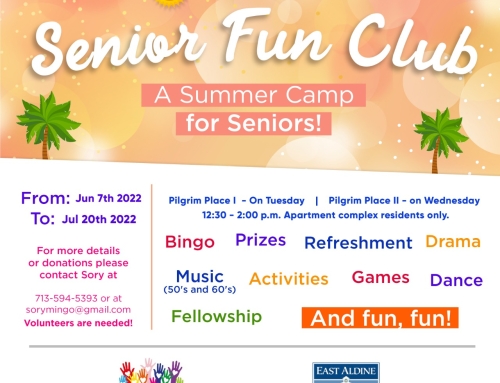Senior Fun Summer Camp-Volunteer and Donation request