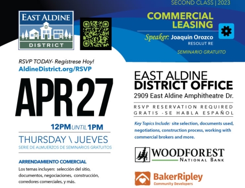 Small Business Free Seminar Luncheon Series: Commercial Leasing, April 27