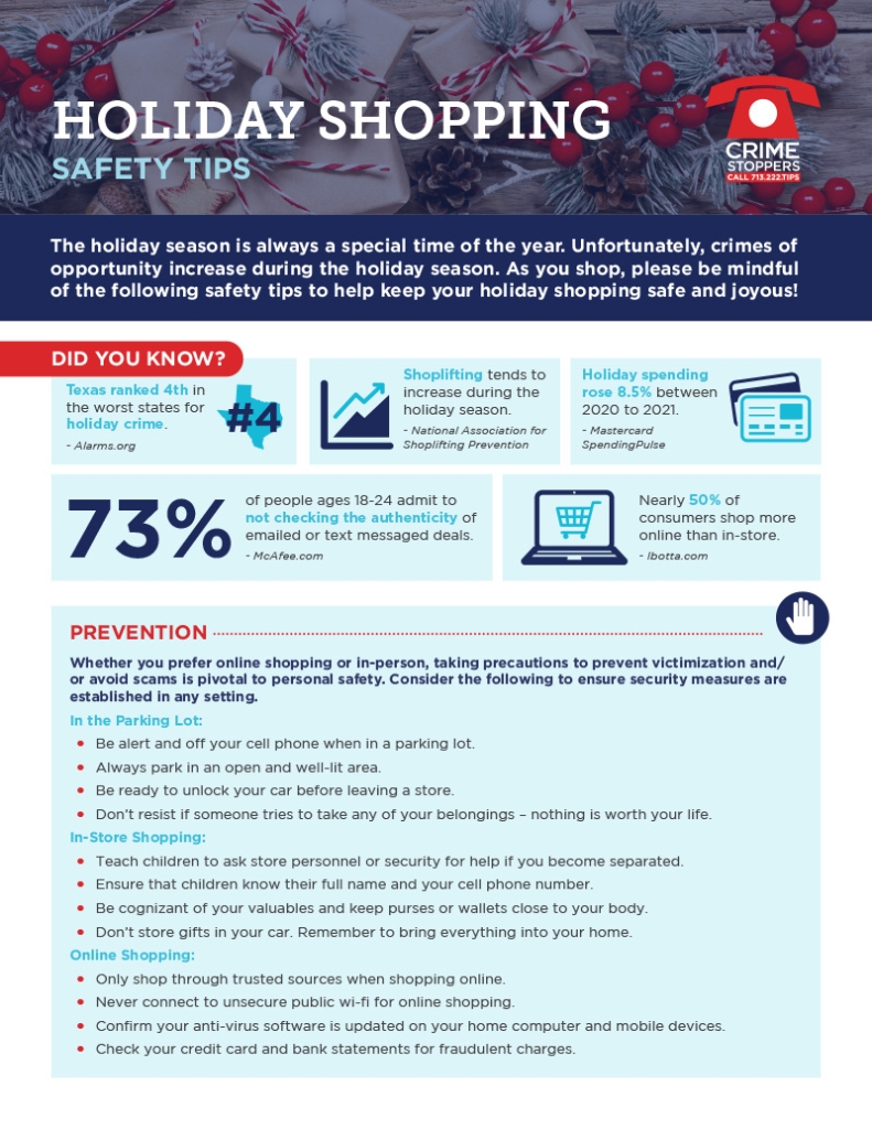 Managing Holiday Risk Holiday Safety Tips – East Aldine Management District