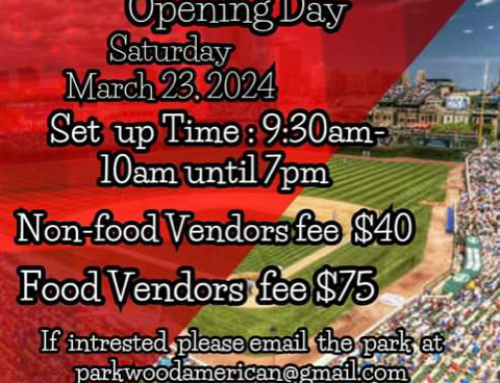Vendors Wanted: Parkwood Spring Opening Day, March 23