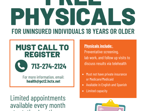 Precinct 2: Free Physicals for Uninsured Individuals 18 Years or Older