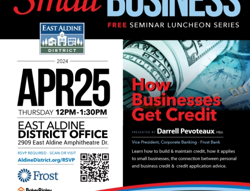 Small Business Free Seminar Luncheon Series: How Businesses Get Credit | April 25