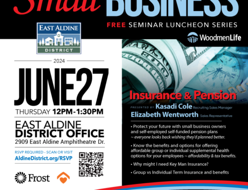 Small Business Free Seminar Luncheon Series: Insurance & Pension | June 27