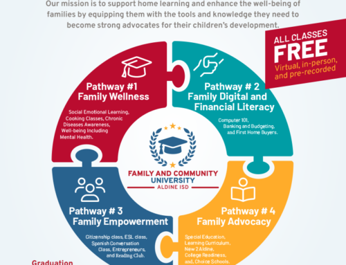 Aldine ISD’s Family and Community University – All Classes Free