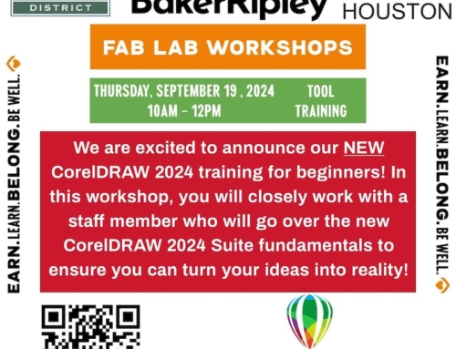 BakerRipley: Fab Lab Workshops, Sept. 19