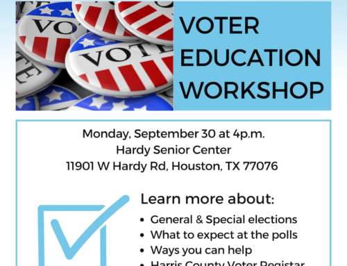 Voter Education Workshop, Sept. 30