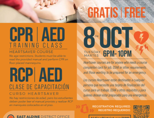 Free CPR | AED Training Class, Oct. 8