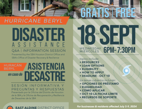 Hurricane Beryl Disaster Assistance, Sept. 18