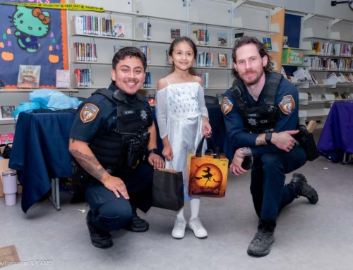 Photos: “Pops with Cops” at High Meadows Library