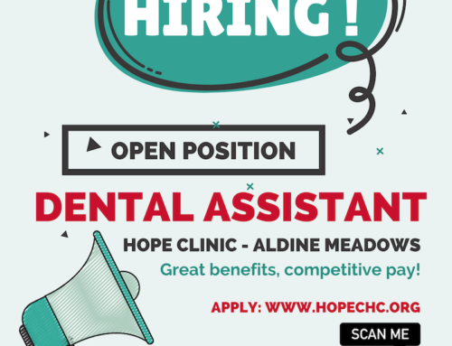 The HOPE Clinic is Hiring: Dental Assistant