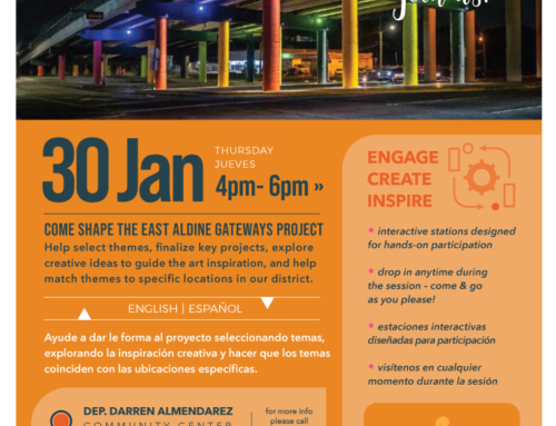 East Aldine Gateways Community Event – Engage, Create, Inspire, Jan. 30