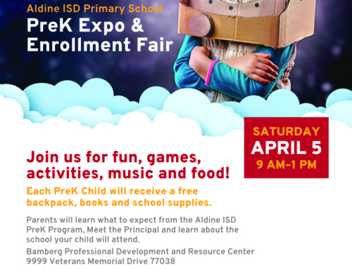 Aldine ISD: PreK Expo & Enrollment Fair, April 5