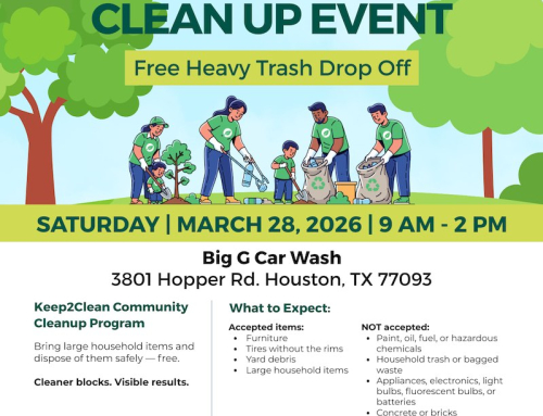 East Aldine’s Community Clean Up Event, March 28