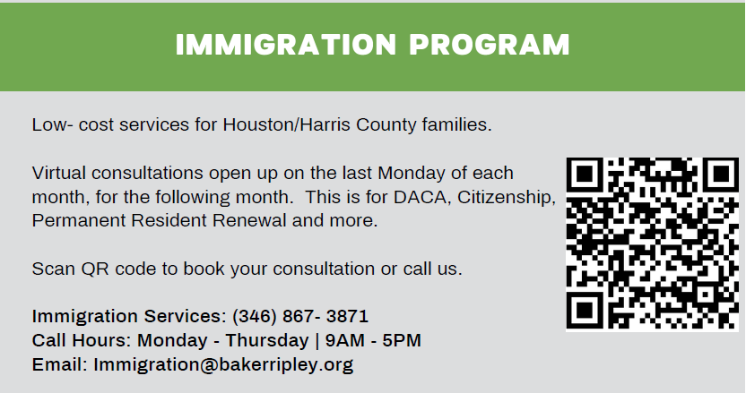 BakerRipley Immigration Program